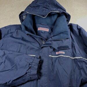 Vineyard Vines Martha's Vineyard Y2K Preppy Hooded Sailing Coastal Jacket XL